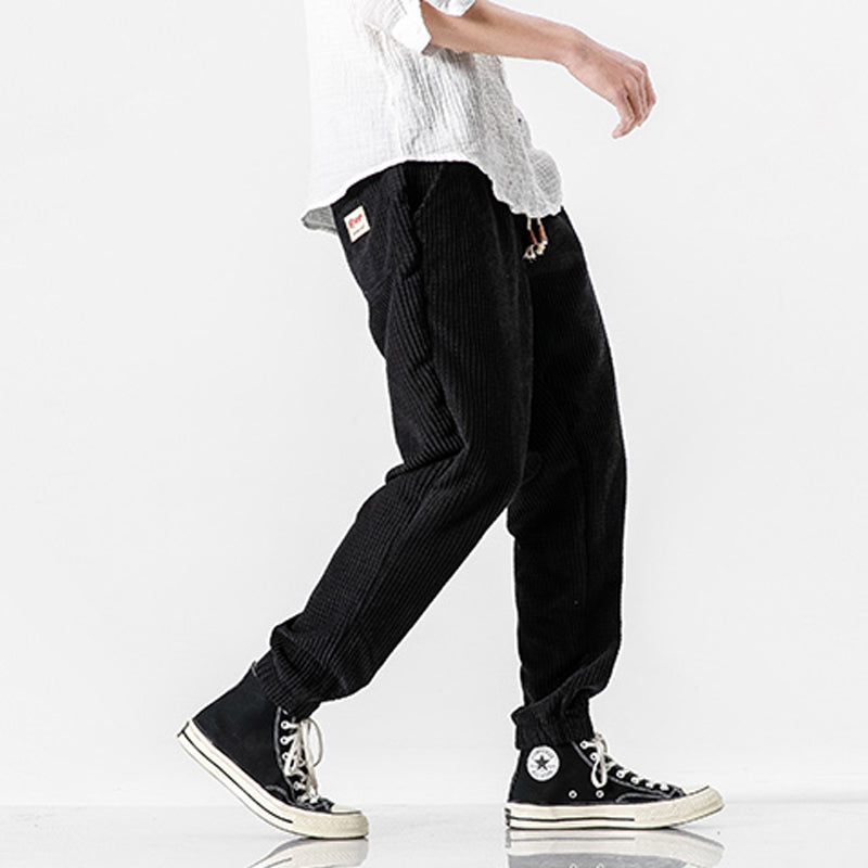 Retro Corduroy Casual Pants