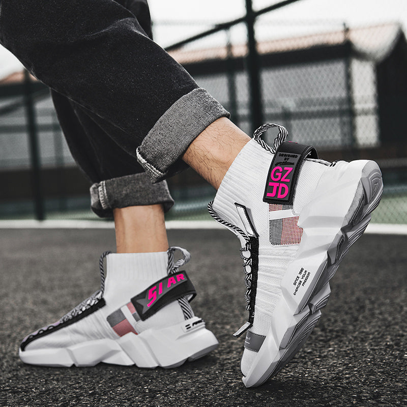 Outdoor High-Top Socks Sneakers