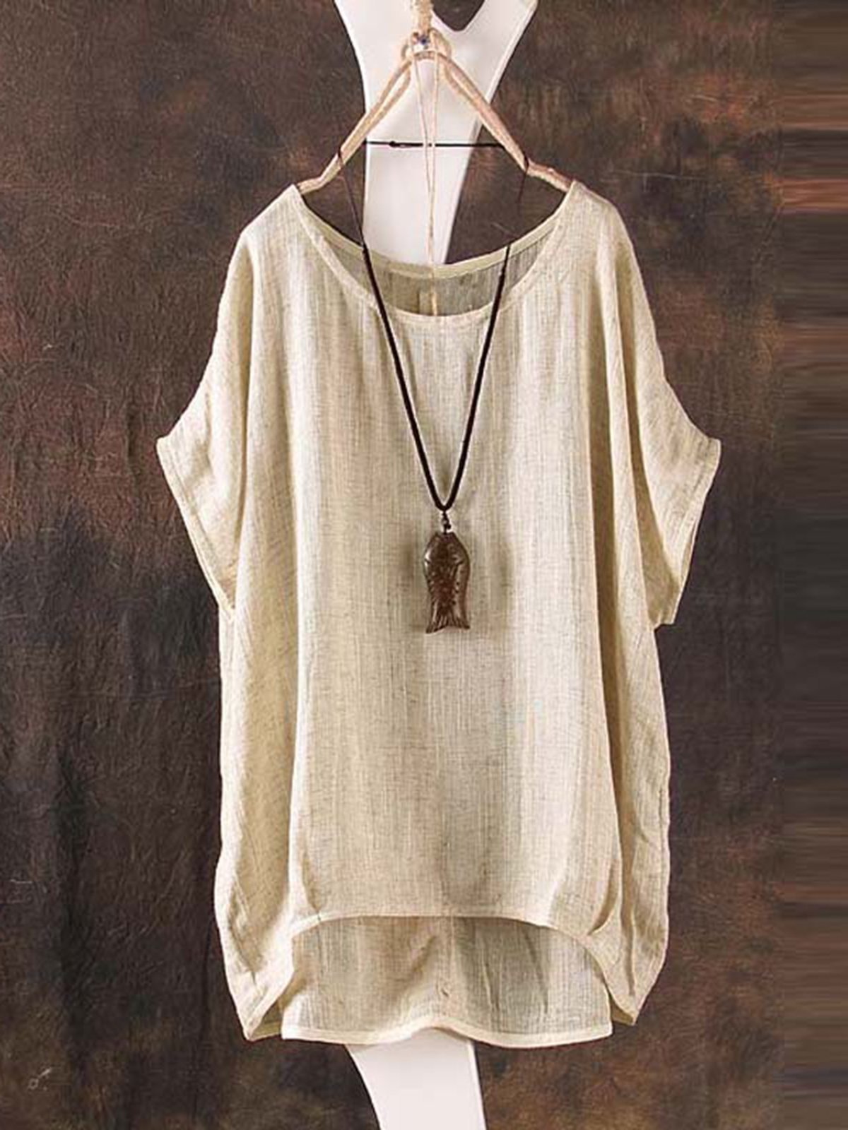 Short Sleeve Bamboo Fiber Summer T-Shirt