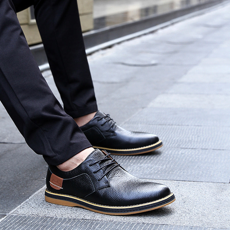 Vintage Business Casual Leather Shoes