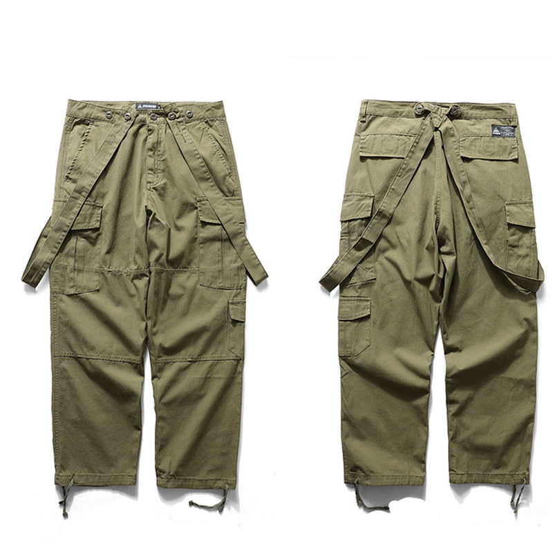 Cargo Loose Camouflage Overalls