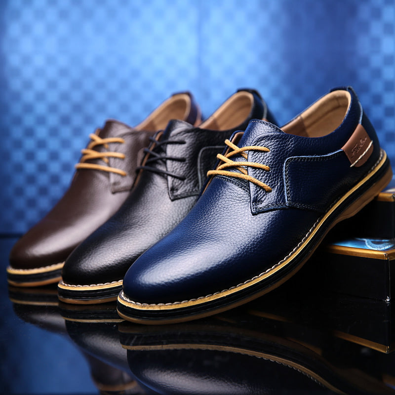 Vintage Business Casual Leather Shoes