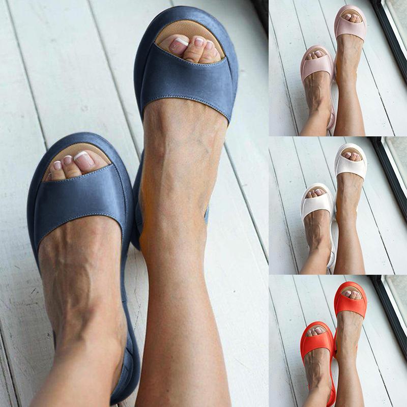 Faux Leather Sandals