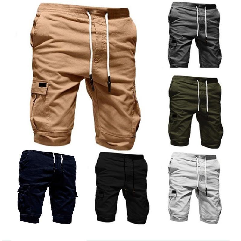 Mens Summer Loose Drawstring Casual Shorts