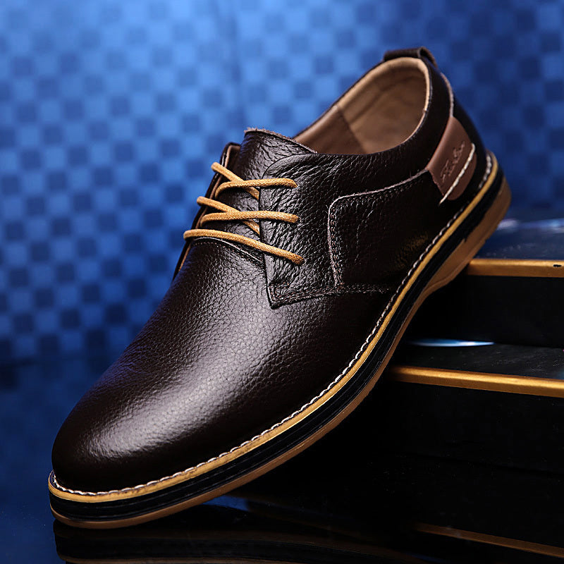 Vintage Business Casual Leather Shoes