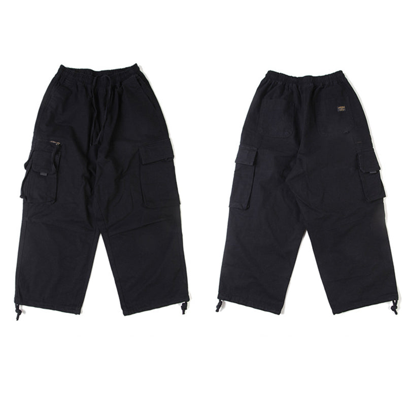 Japanese Loose Drawstring Overalls