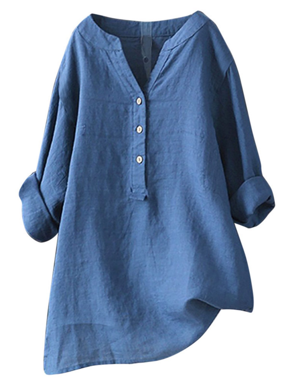 Casual V Neck Shirts & Tops