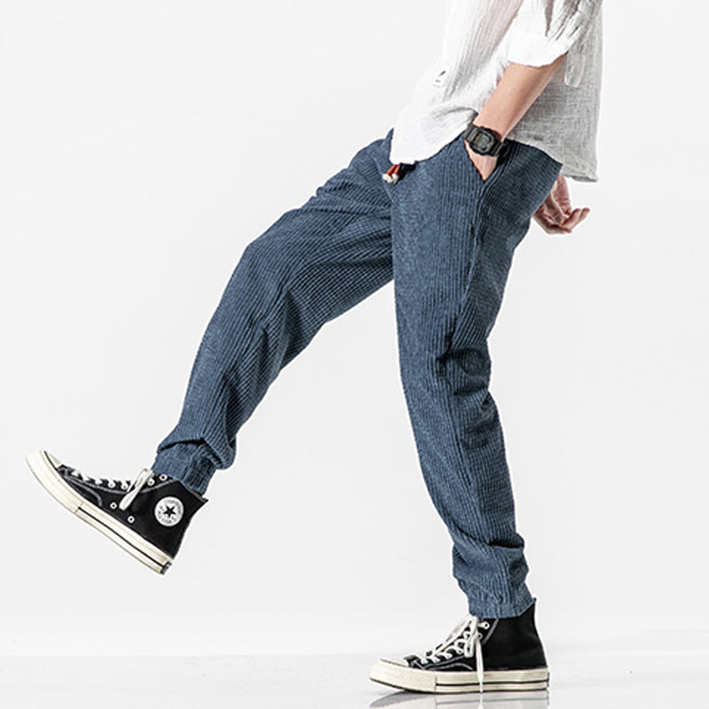 Retro Corduroy Casual Pants
