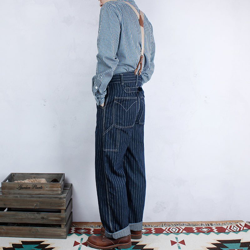 Retro Striped Jeans