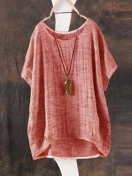Short Sleeve Bamboo Fiber Summer T-Shirt