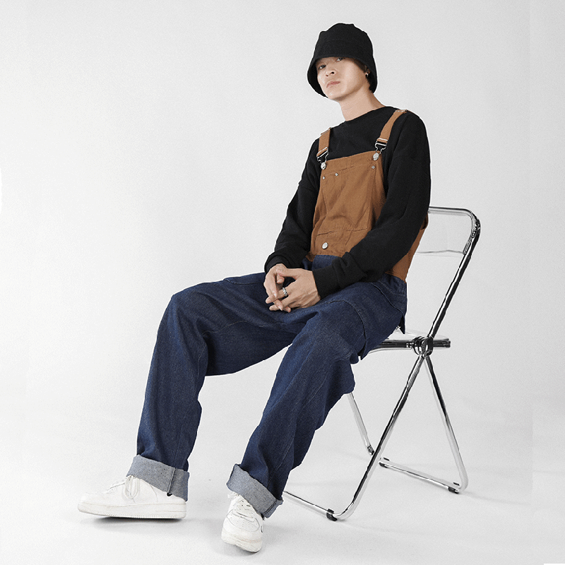 Trendy All-Match Loose Casual Overalls