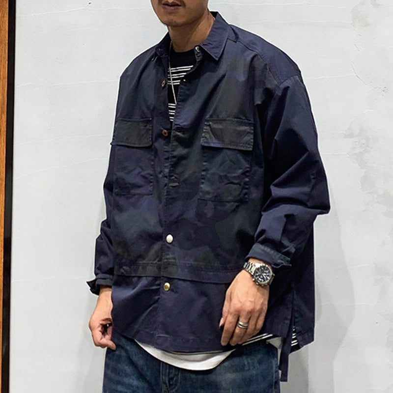 Japanese Camouflage Shirt Jacket
