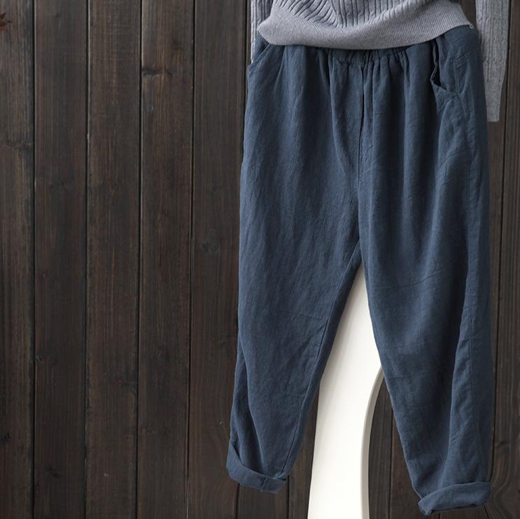 Gray Simple Basic Shift Solid Plus Size Pants