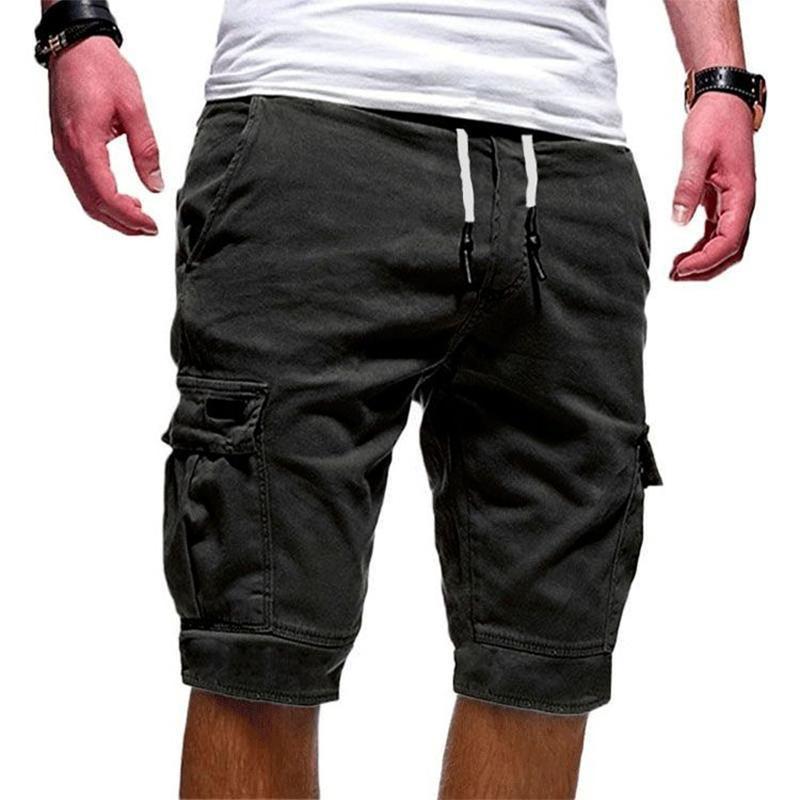 Mens Summer Loose Drawstring Casual Shorts