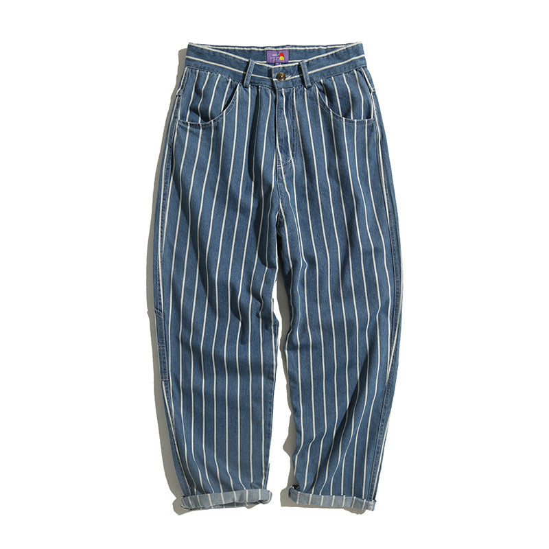 Japanese Retro Washed Jeans