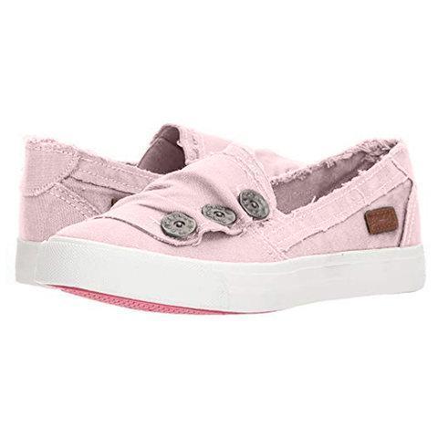 Women Casual Button Comfy Sneaker