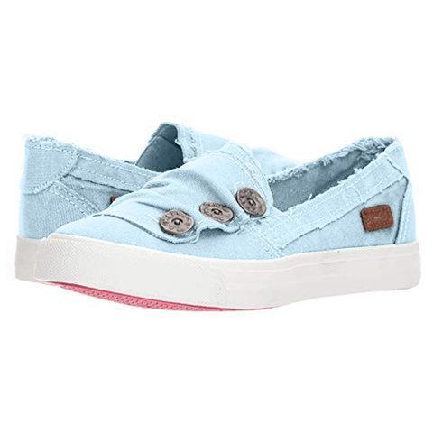 Women Casual Button Comfy Sneaker