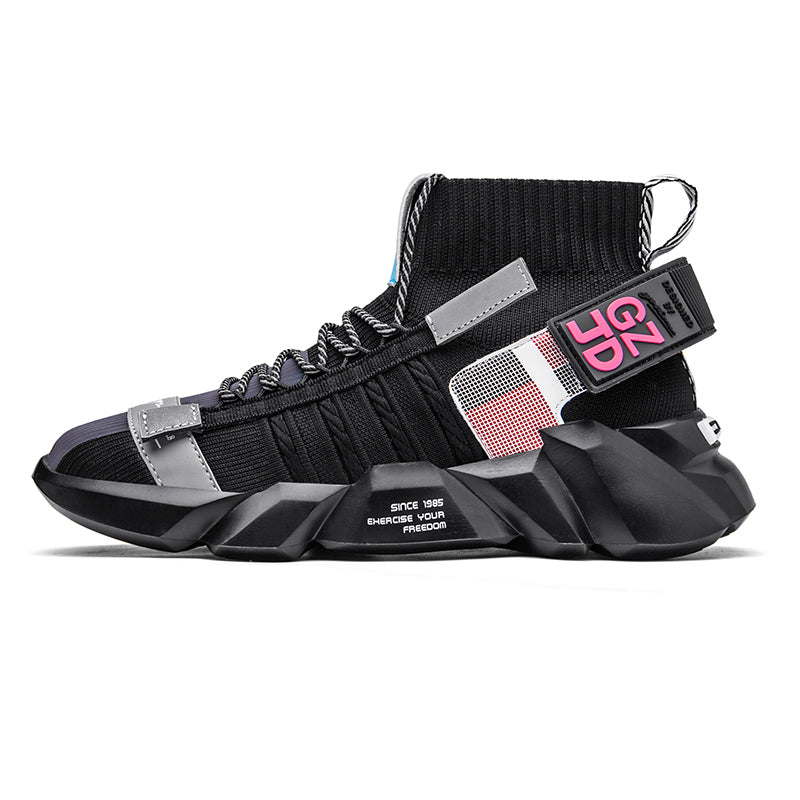 Outdoor High-Top Socks Sneakers