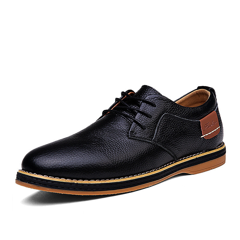 Vintage Business Casual Leather Shoes
