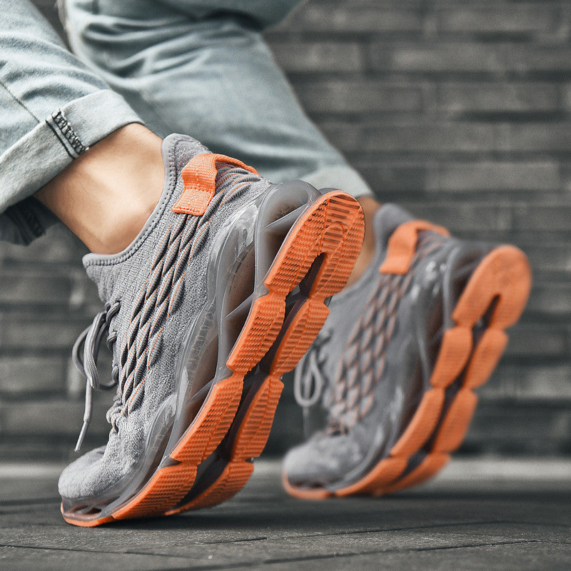 Blade High Elastic Flying Weave Sneakers