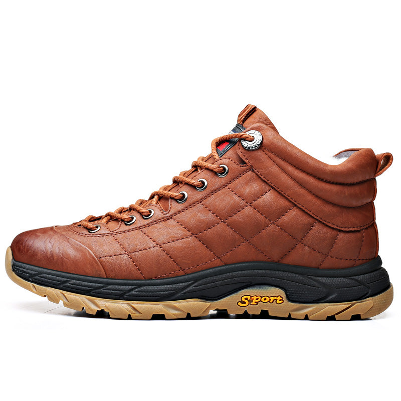 Winter Velvet Zipper Warm Shoes