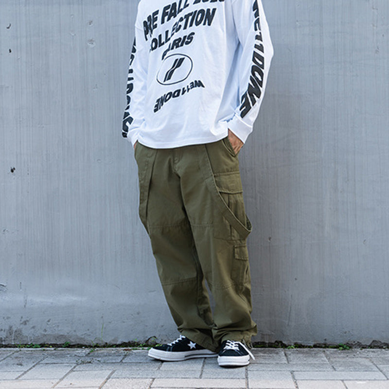 Cargo Loose Camouflage Overalls