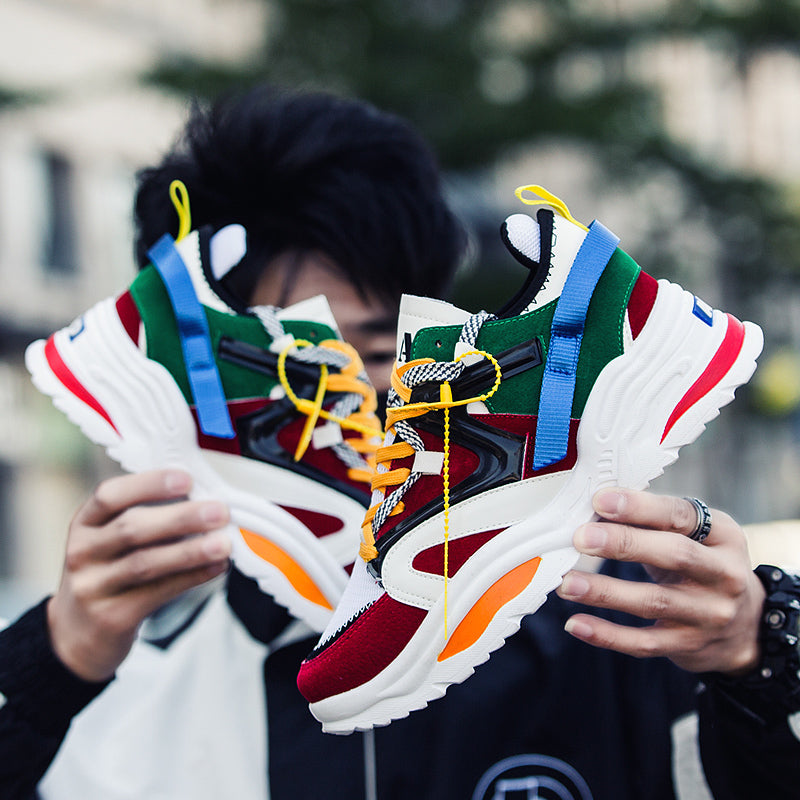 Multiple Color Chunky Sneakers