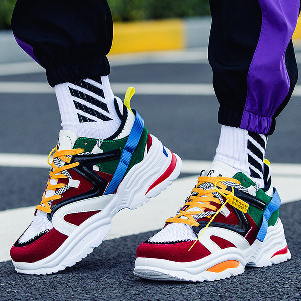 Multiple Color Chunky Sneakers