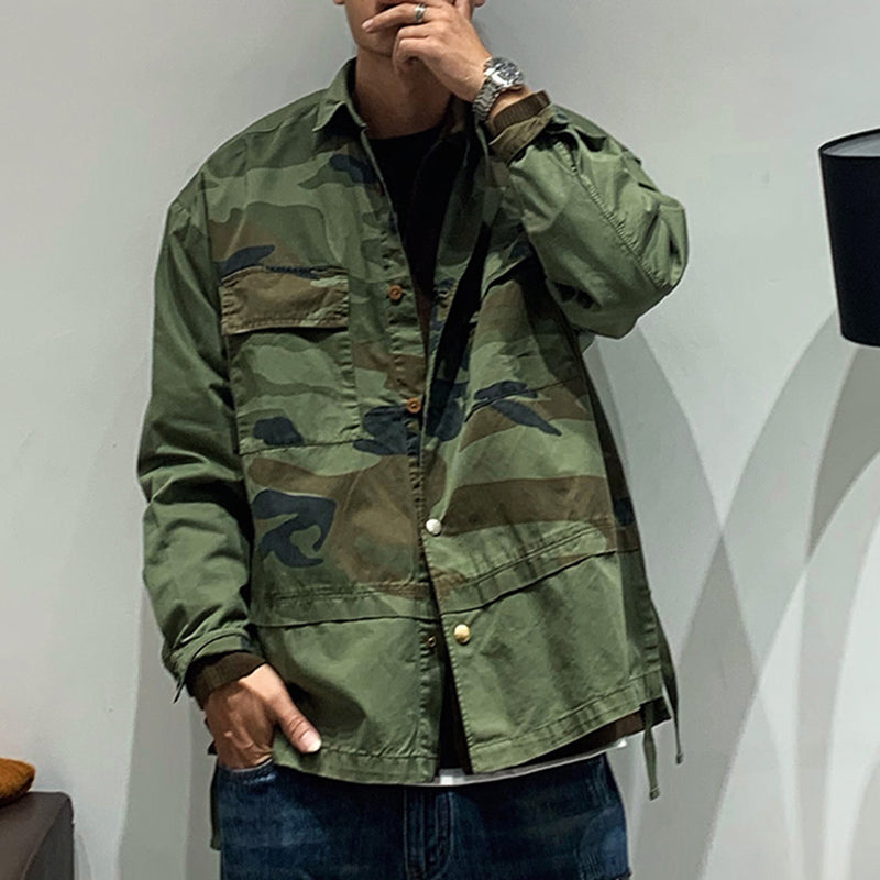 Japanese Camouflage Shirt Jacket