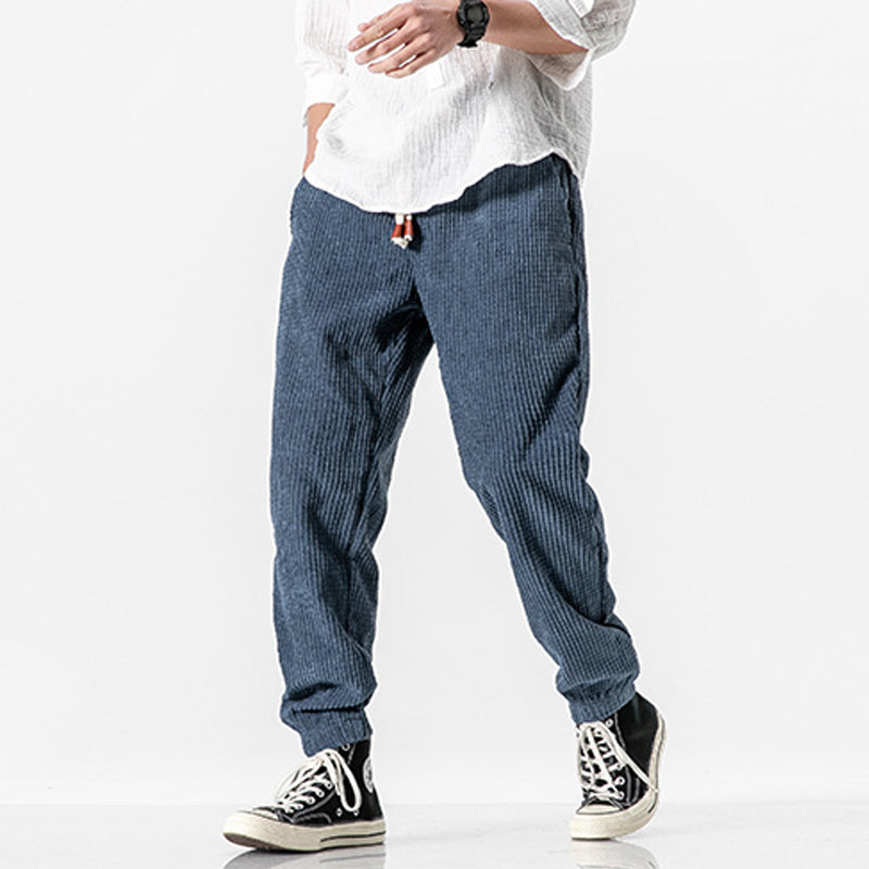 Retro Corduroy Casual Pants