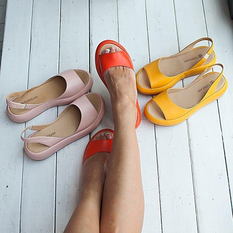 Faux Leather Sandals