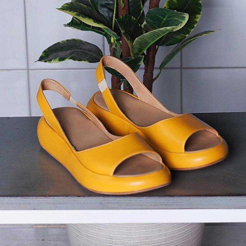Faux Leather Sandals
