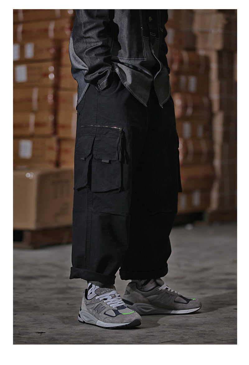 Japanese Loose Drawstring Overalls