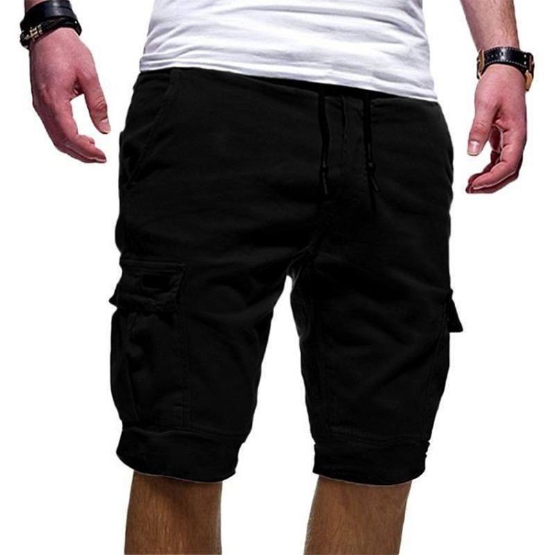 Mens Summer Loose Drawstring Casual Shorts