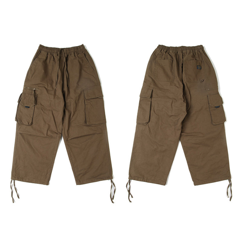 Japanese Loose Drawstring Overalls