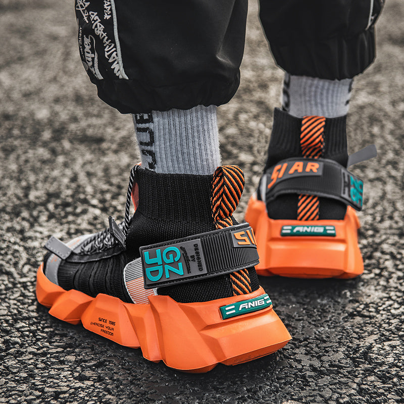 Outdoor High-Top Socks Sneakers