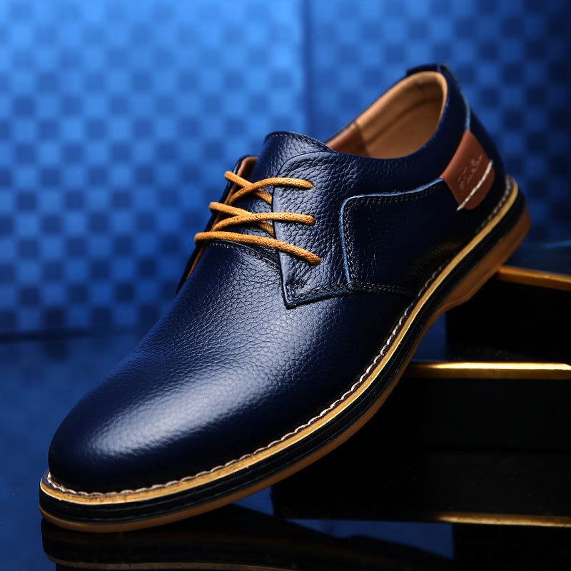 Vintage Business Casual Leather Shoes