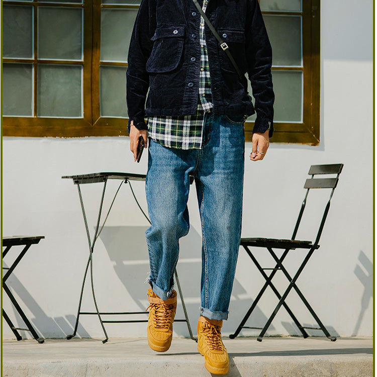 Japanese Vintage Washed Raw Jeans