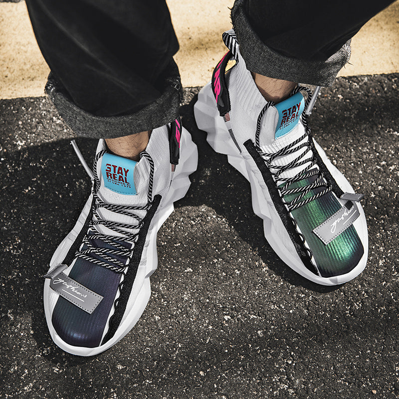 Outdoor High-Top Socks Sneakers