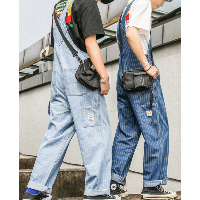 Japanese Striped Overalls