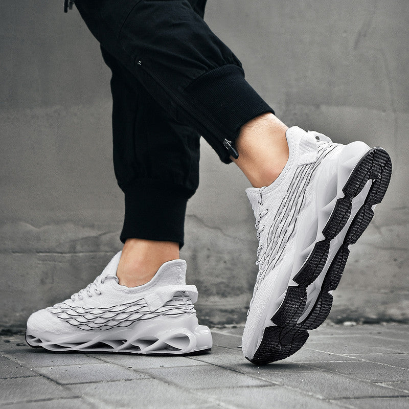 Blade High Elastic Flying Weave Sneakers