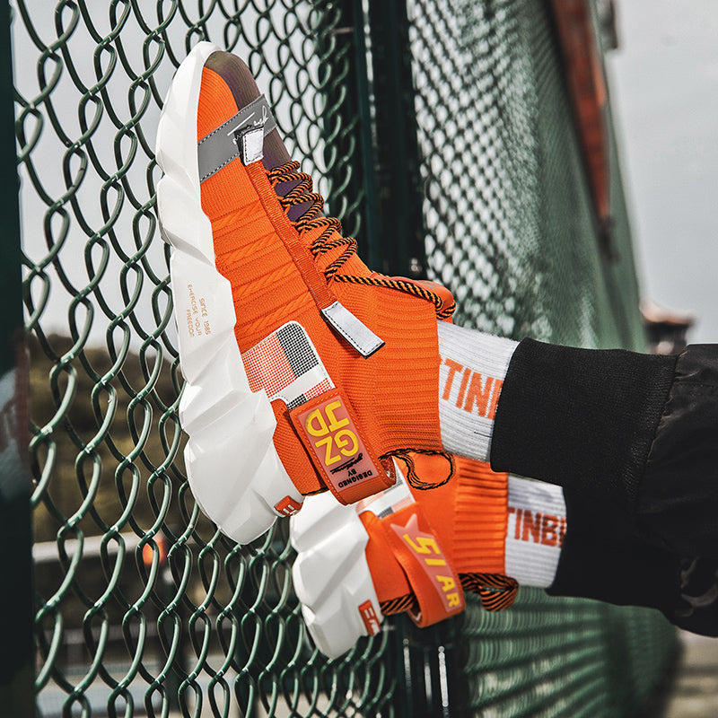 Outdoor High-Top Socks Sneakers