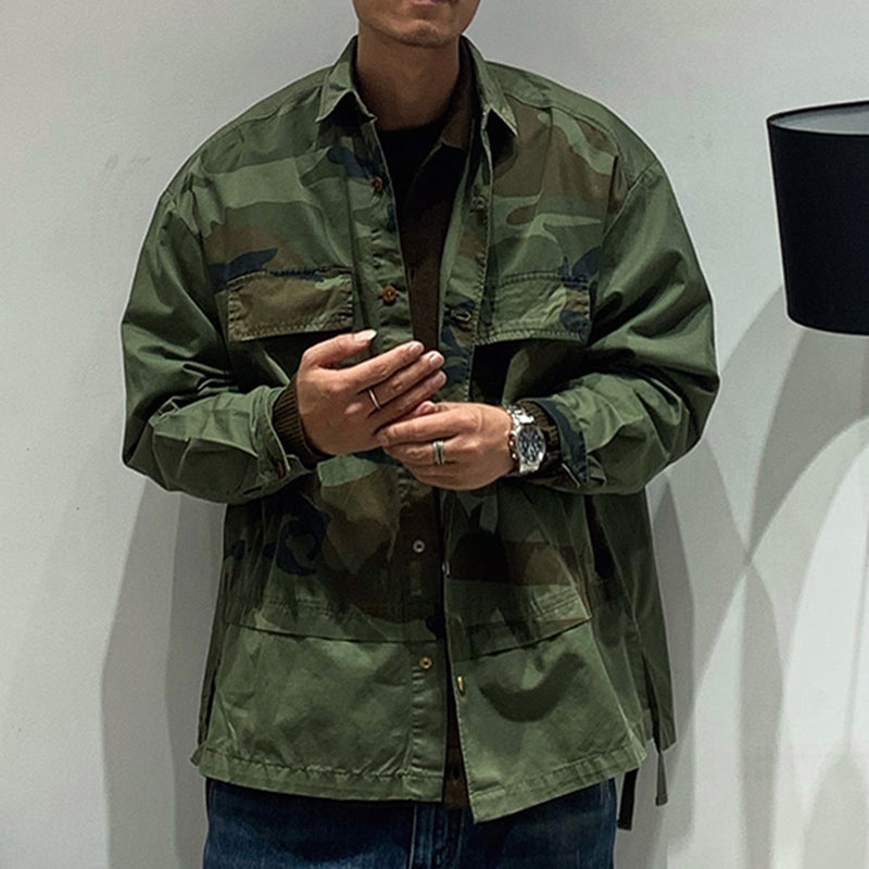 Japanese Camouflage Shirt Jacket