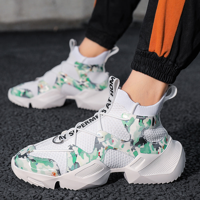 2020 Flying Knit High Top Socks Sneakers