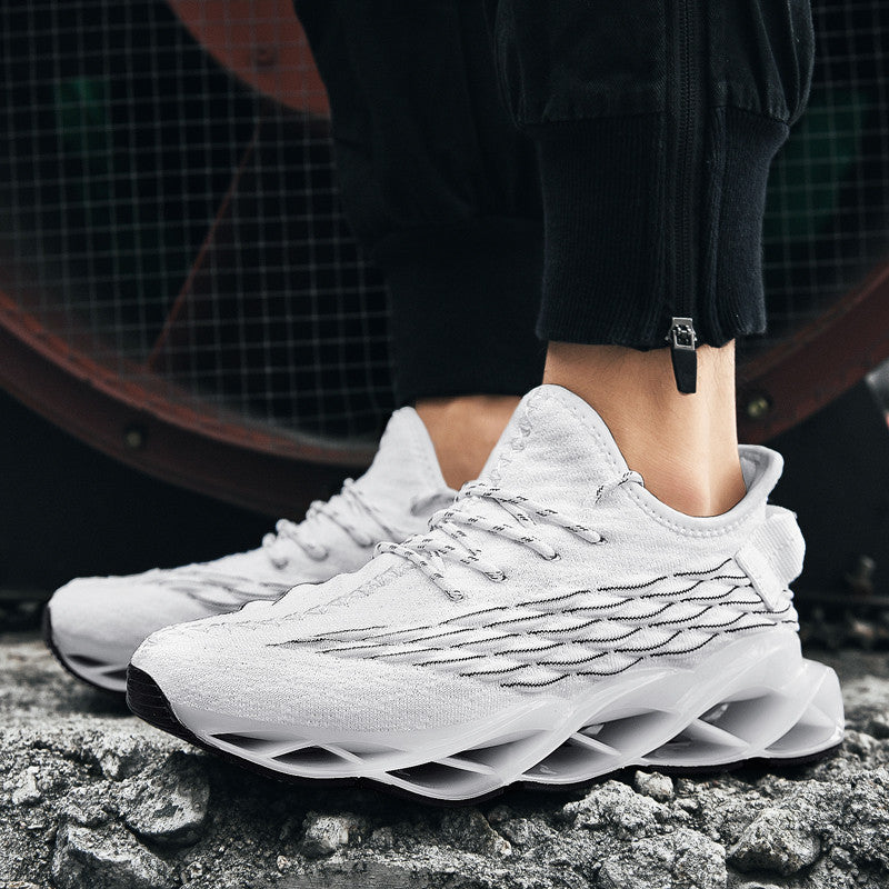 Blade High Elastic Flying Weave Sneakers