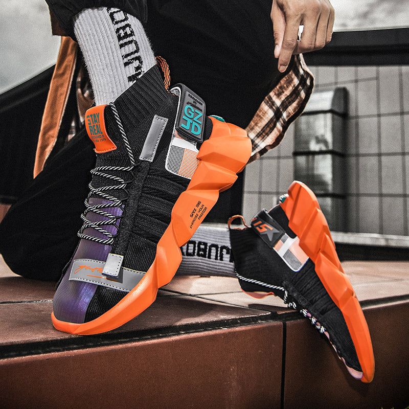 Outdoor High-Top Socks Sneakers