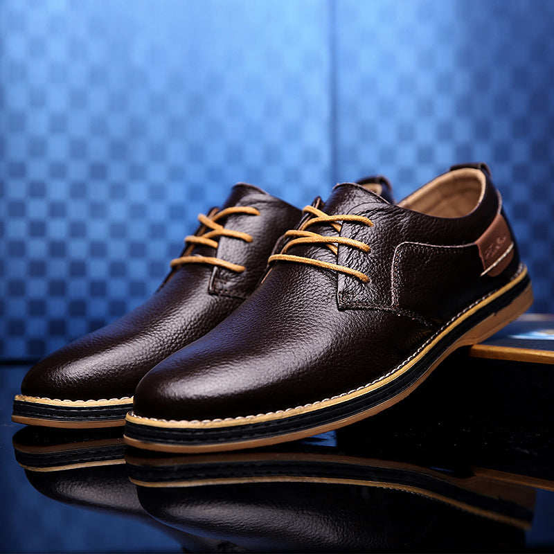Vintage Business Casual Leather Shoes