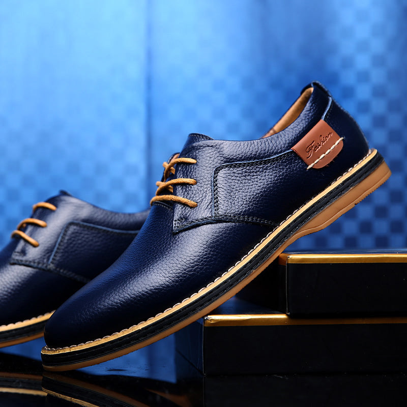 Vintage Business Casual Leather Shoes