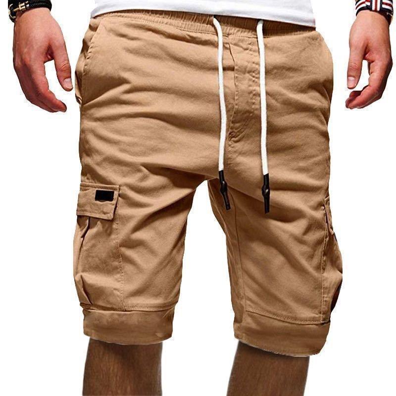 Mens Summer Loose Drawstring Casual Shorts