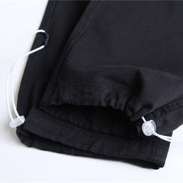 Japanese Big Pocket Straight Loose Overalls